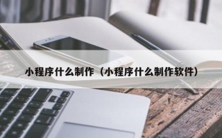 沙洋小程序什么制作（小程序什么制作软件）