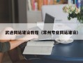 沙洋武进网站建设教程（常州专业网站建设）